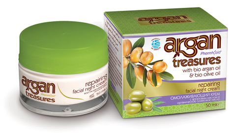 Ночной крем для лица Восстанавливающий ARGAN TREASURES от Pharmaid