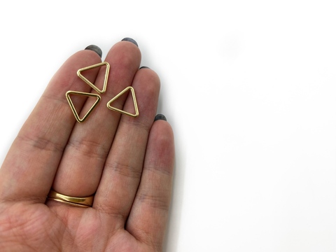 Треугольник для бретели золото 10 мм, Arta-F