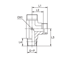 Штуцер FLC DL18 NPT 1/2" (корпус) CAST