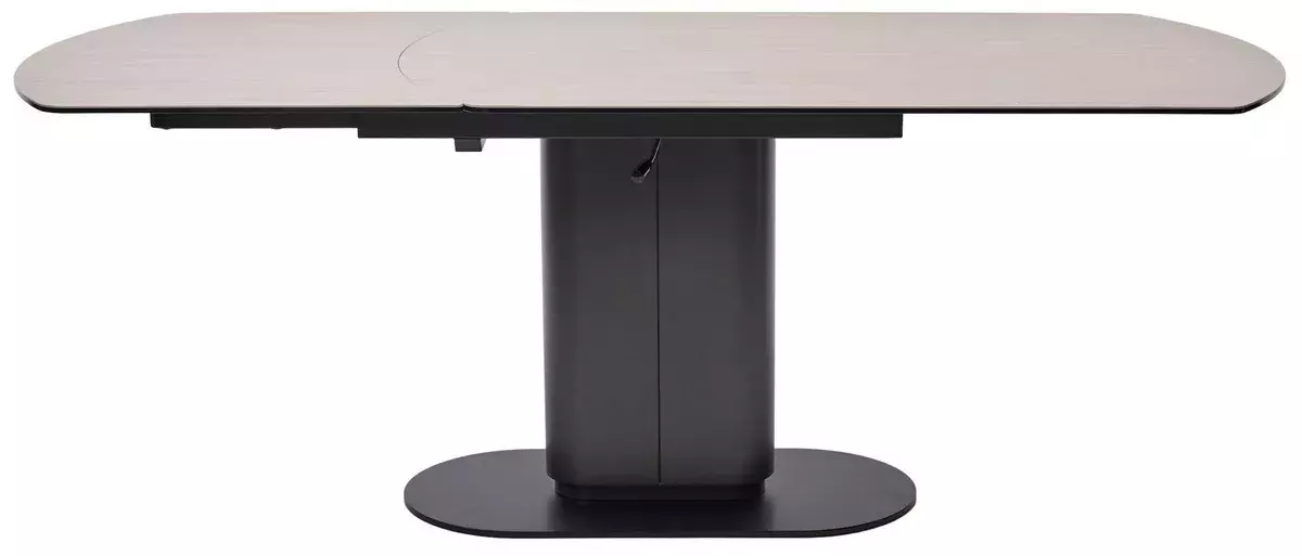 Стол KAI 140 TL-110 поворотная система раскладки, испанская керамика / Темно-серый / Черный, DISAUR