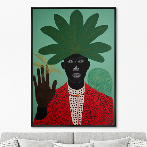 ArtNoMore - Репродукция картины на холсте The Tribe man, No 1, 2024г.
