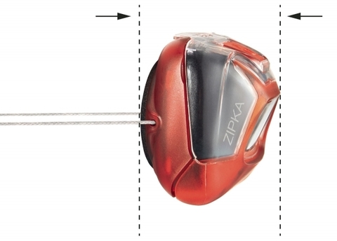 Картинка фонарь налобный Petzl Zipka Красный - 3