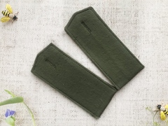 Погоны, замшевые, р. 15х6 см.