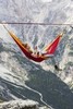 Картинка гамак туристический Ticket to the Moon original hammock Burgundy/Dark Yellow - 9