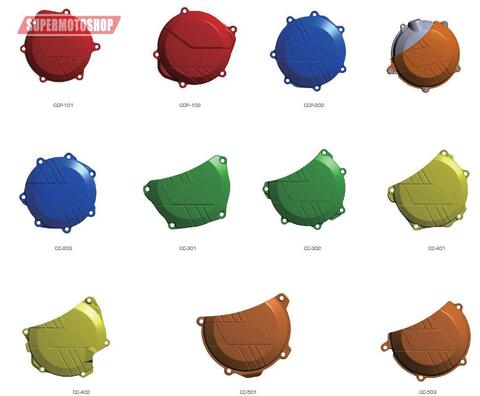 CCP-102 Red Пластиковая защита крышки сцепления мотоцикла, CRF450R, красный