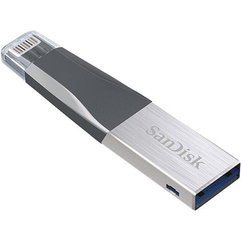 Флеш-накопитель SanDisk 16GB iXpand Mini Flash Drive Lightning to USB-A Black