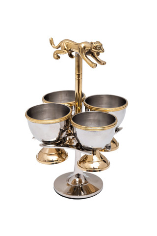 Подставка для яиц 11x18см Garda Decor Леопард