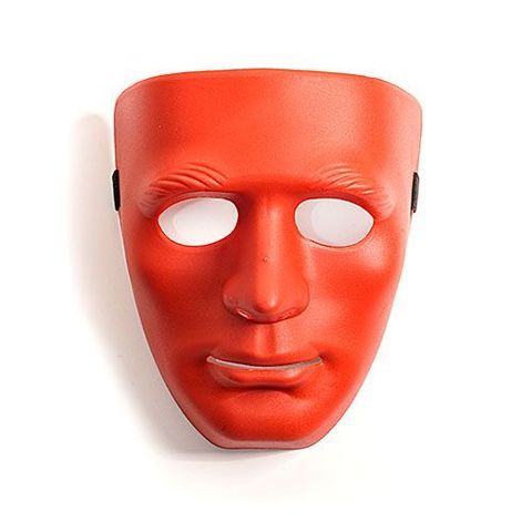 Красная маска из пластика - Sitabella BDSM accessories 6052-2