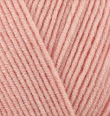 Пряжа Cotton gold (Alize) 393 светло-розовый цвет, фото