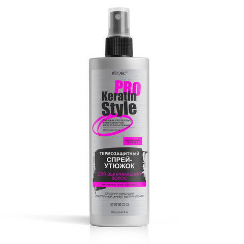 LIQUID KERATIN Spray for Iron Styling and Straightening