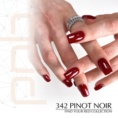 Гель лак PNB 342 Pinot Noir, 8 ml