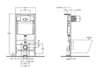 BelBagno BB026 Инсталляция для подвесного унитаза, 1190х548х110 мм BB026