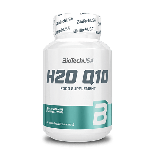 Водорастворимый коэнзим Q10, H2O Q10, BioTechUSA, 60 капсул