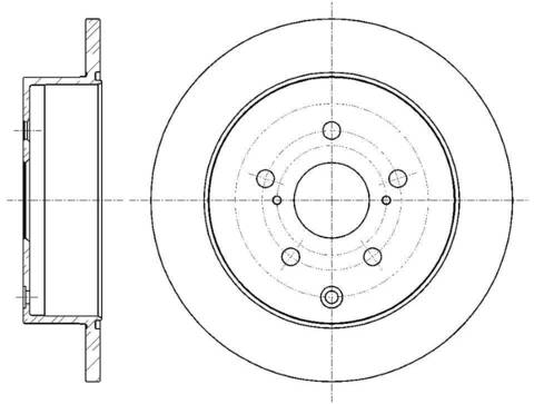 Диск тормозной G-brake  GR-01807