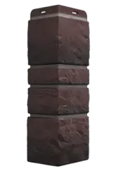 Угол наружный для фасадных панелей Burg, Земляной