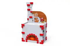 Детский песочный комплекс "Печь"