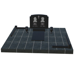 Готовое ритуальное сооружение 2,7м*2,4м (под ключ)