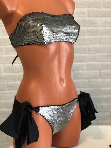 Купальник бандо SHINE BANDO SILVER