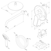 Am.Pm FB85A1RH02 X-Joy. набор: см-ль д/в/душа. верхний душ 220 мм. держатель д/верхн.душа. душ.набор (ручн