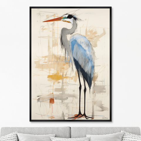 ArtNoMore - Репродукция картины на холсте Herons, No 2, 2024г.