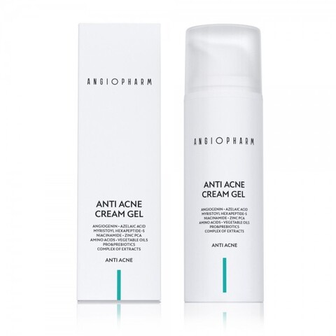 Крем-гель для проблемной кожи ANGIOPHARM Anti Acne Cream Gel 50 мл