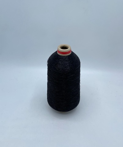 Industria Italiana (пр.Италия),art-Luxor 1200 м/100гр, 80%Вискоза, 20%Полиамид(Люрекс), цвет-Черный(45). арт-34604