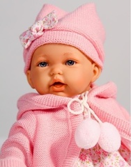 JUAN ANTONIO munecas Кукла Азалия в розовом, озвучена, 27 см (1220P)