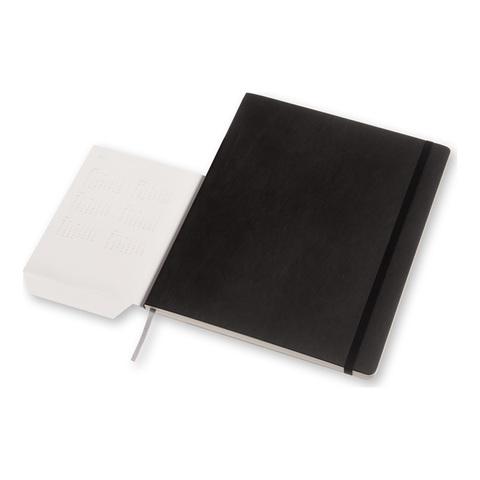 Еженедельник Moleskine Classic Wknt XL Soft, цвет черный