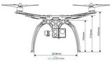 Рама квадрокоптера S500