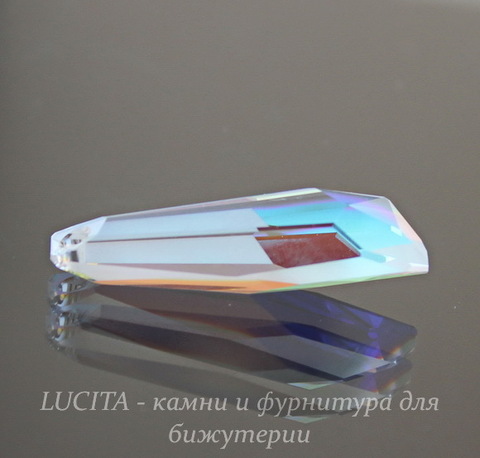 6017/G Подвеска Сваровски Cristalatite Grand Crystal AB "V" 30 мм