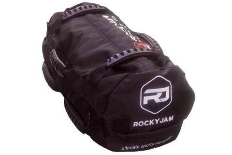 Картинка сэндбэг RockyJam Сэндбэг S (15-45 кг) с резиновыми ручками черный - 2