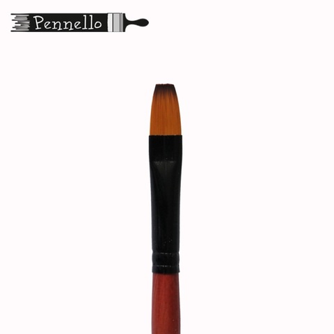 кисть Pennello синтетика плоская №10 короткая ручка
