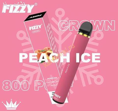 Fizzy Crown 800 затяжек - Персик Лед