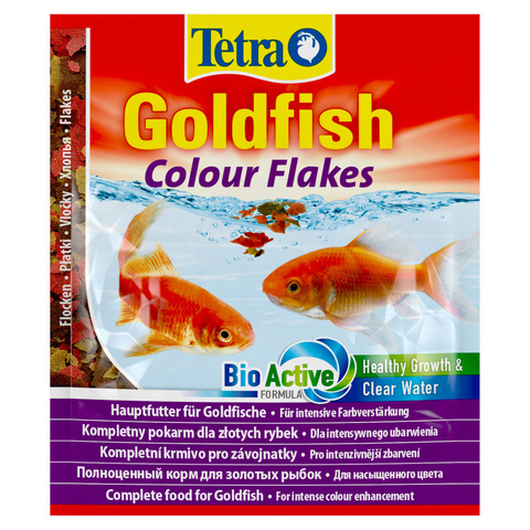Tetra Goldfish Colour корм в хлопьях для улучшения окраса золотых рыб (12 г)