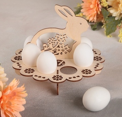 Подставка для яиц «Зайчик», 20×20×16 см