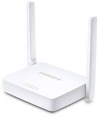 Mercusys MW300D Роутер ADSL2+, 2.4 ГГц, N300, входной интерфейс: 10/100BASE-TX/ADSL, 3 порта 10/100Base-TX, 2 внешние an