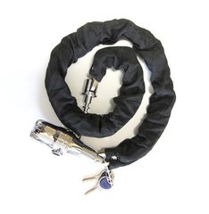 Противоугонная цепь с сиреной для мотоцикла