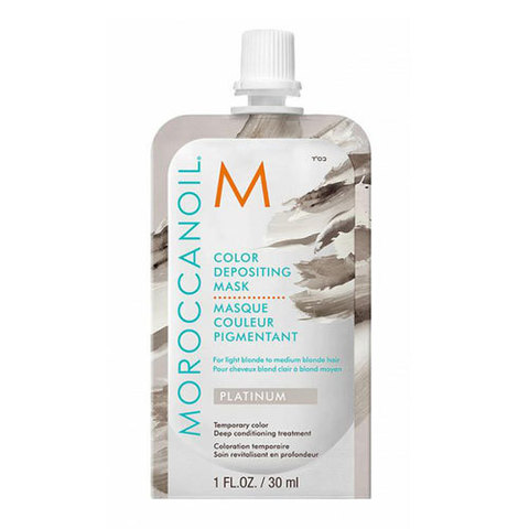 Moroccanoil Color Depositing Mask Platinum - Маска тонирующая для волос, платина