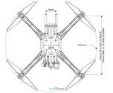 Рама квадрокоптера S500