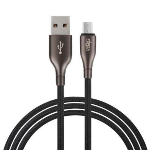 Кабель для зарядки FORZA, Керамика Micro USB, 1М, 3.0A, быстрая зарядка