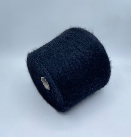 Mister Joe (пр.Италия),art-Wimbledon 1000м/100гр, 46% Суперкид мохер 4% Шерсть 50% полиамид, цвет-Черный(628/926), арт-35398