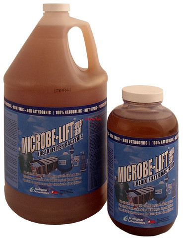 Живые бактерии для быстрого запуска фильтра Microbe-Lift Super Start 4L