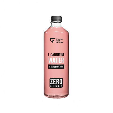 Напиток слабогазированный L-Carnitine 2000, 0,5 л, Клубника-мята, Fitness Food Factory
