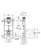 Система инсталляции для унитаза GROHE Rapid SL (1 м) (38586001)