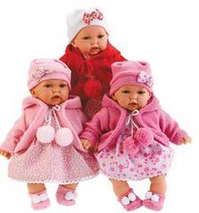 JUAN ANTONIO munecas Кукла Азалия в розовом, озвучена, 27 см (1220P)