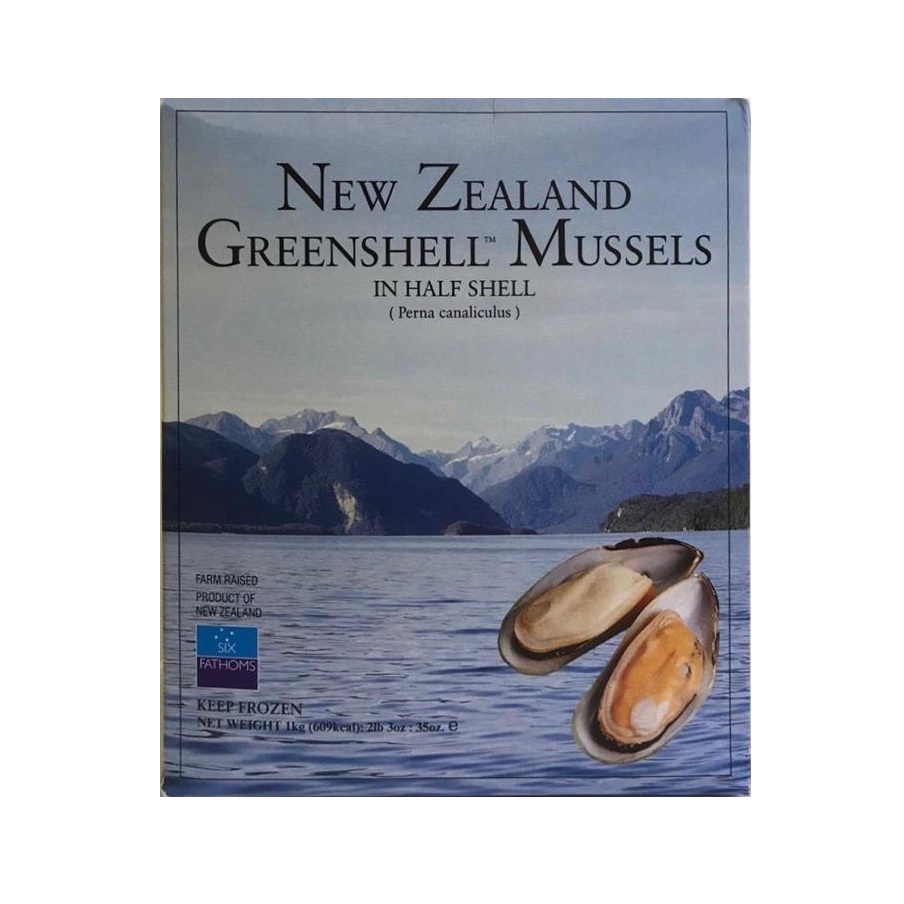 Мидии в раковинах Гигант Новая Зеландия, 1 кг