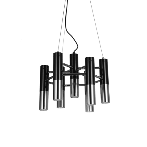 Люстра Ike Suspension Black-Silver 7 D42