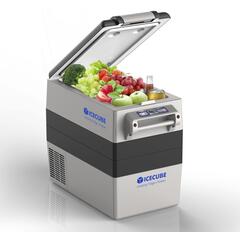 Компрессорный автохолодильник ICECUBE IC50 (12V/24V/220V, 49л) черный