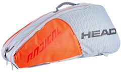 Теннисная сумка Head Radical 9R Supercombi - grey/orange