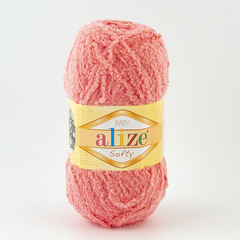 ALIZE "SOFTY" 100% Микрополиэстер, 50 гр., 115 м, Розовый персик